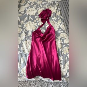 Satin Mini Dress